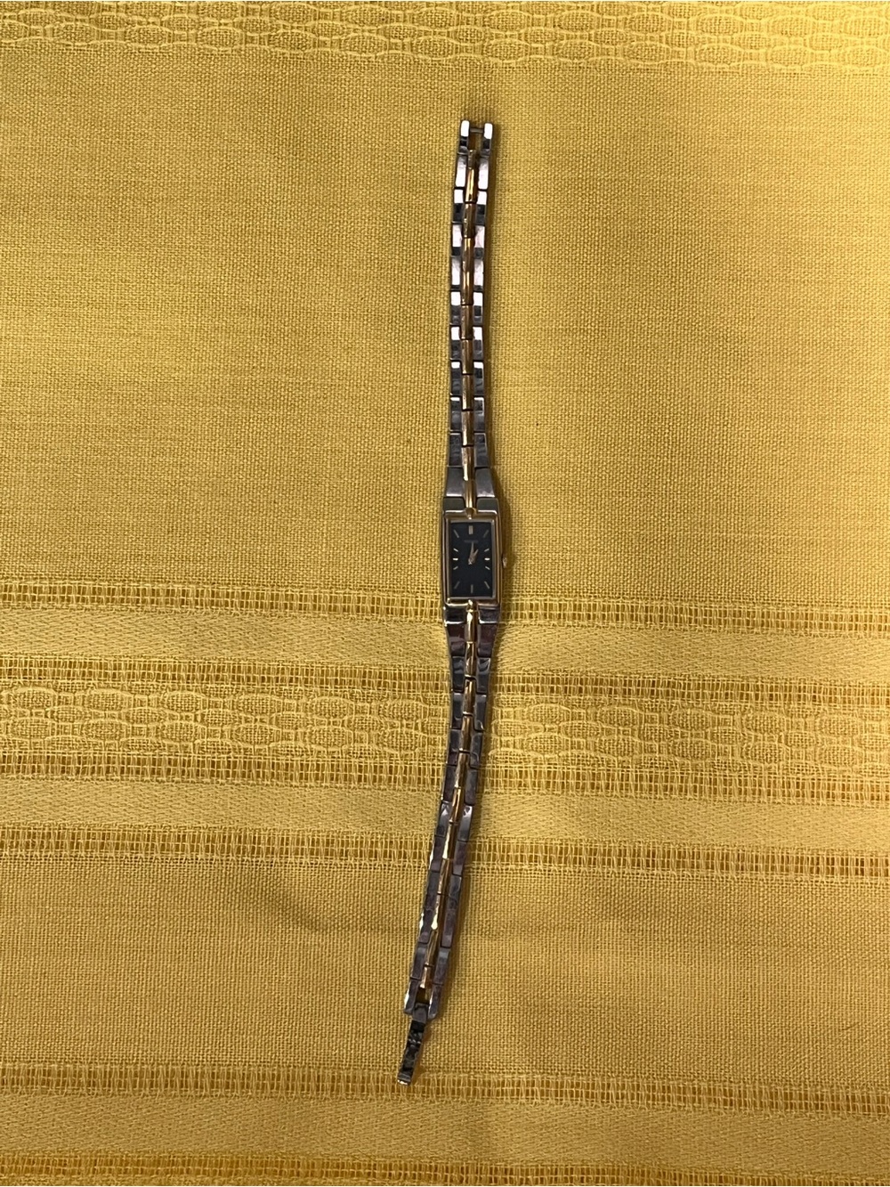 Vintage Seiko Two-Tone “Tank” Watch